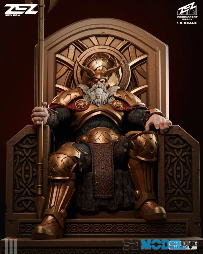 ZEZ Studio - Odin on Throne – Printable