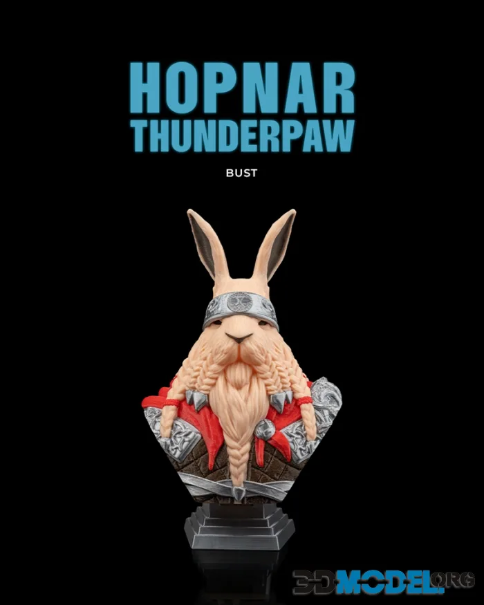 Hopnar Thunderpaw Bust – Printable