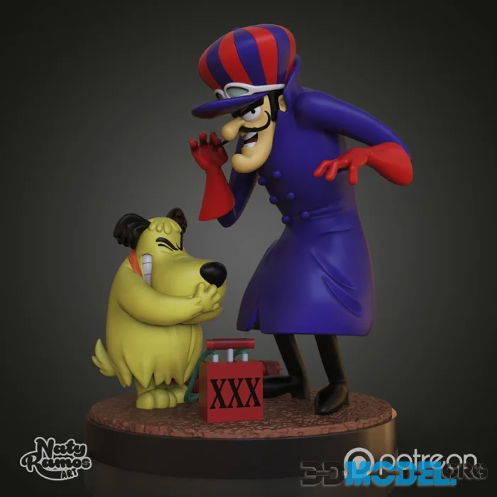 Dick Dastardly and Muttley Diorama – Printable
