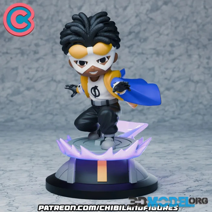 Chibi Land Figures - Static Shock – Printable