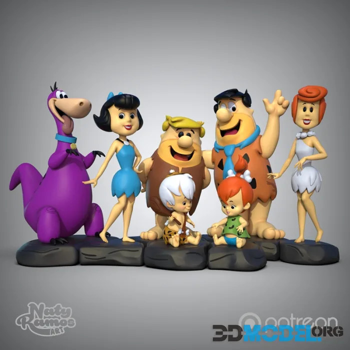 Naty Ramos - The Flintstones – Printable
