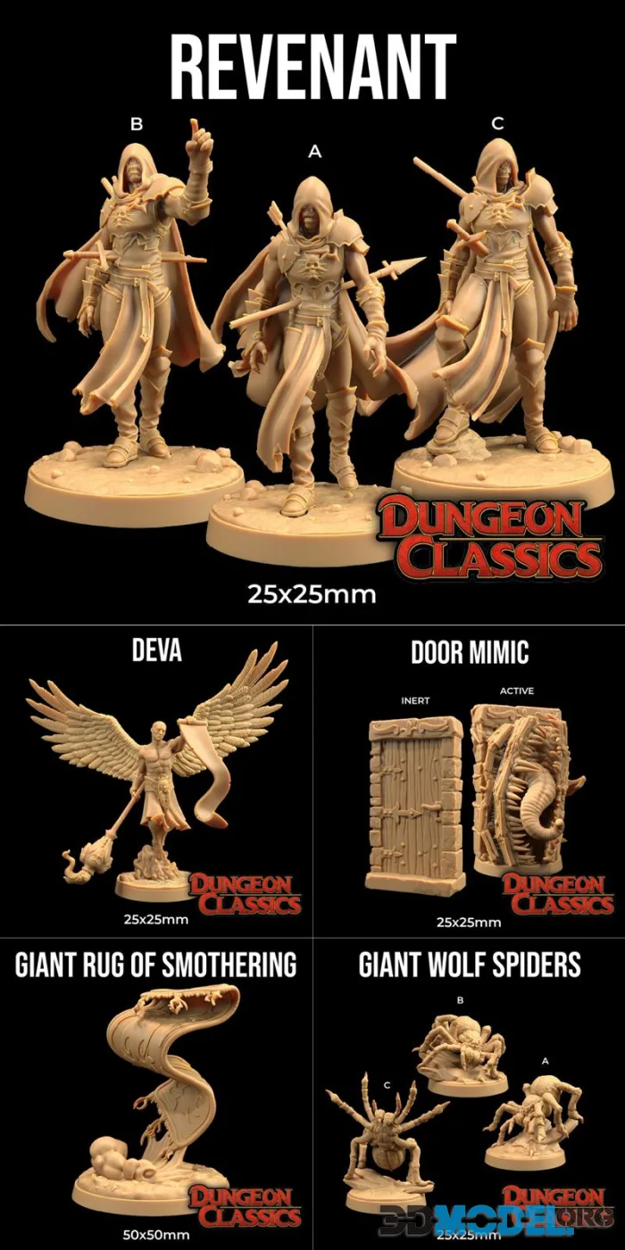 Dungeon Classics December 2025 – Printable