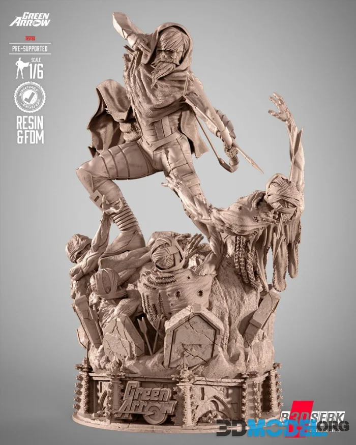 B3dserk - Green Arrow Vampire Hunter Sculpture – Printable