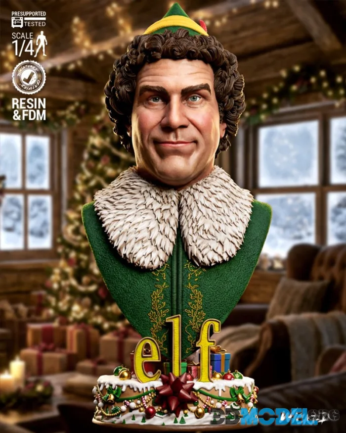 Wicked - Elf Portrait Bust – Printable