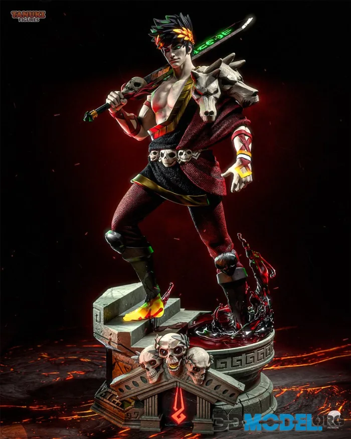 Tanuki Figures - Zagreus - Hades – Printable