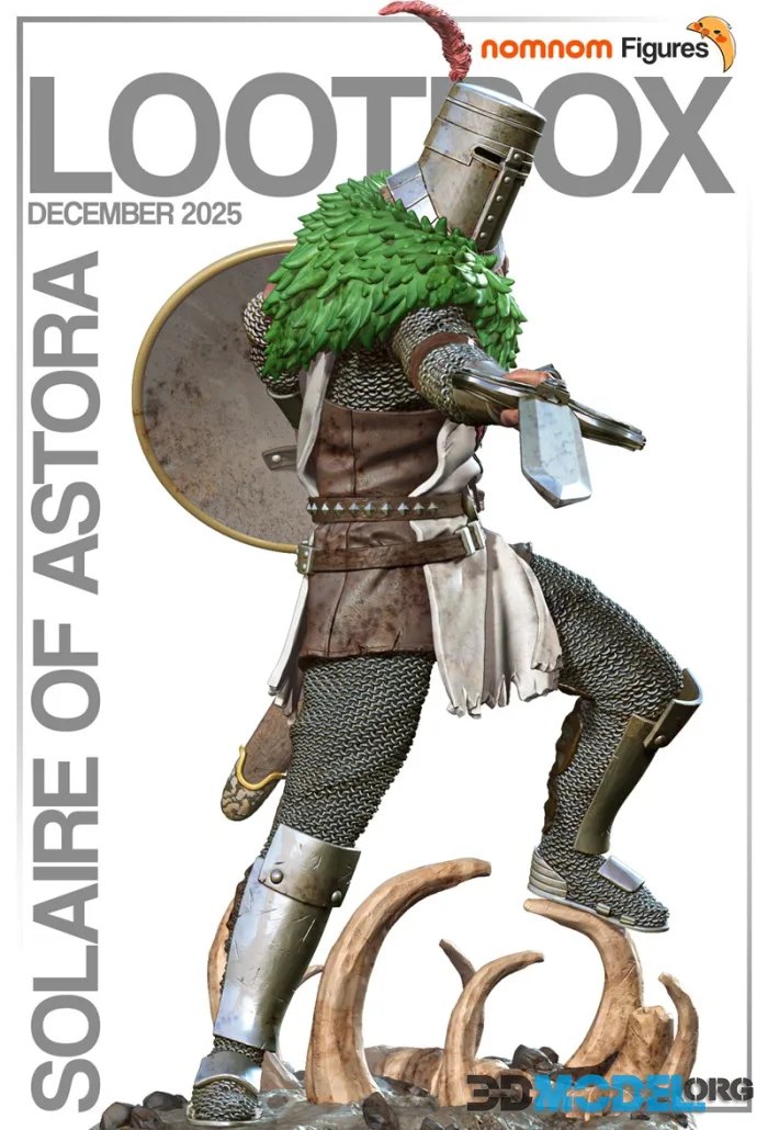 Nomnom Figures - Solaire of Astora - Dark souls – Printable