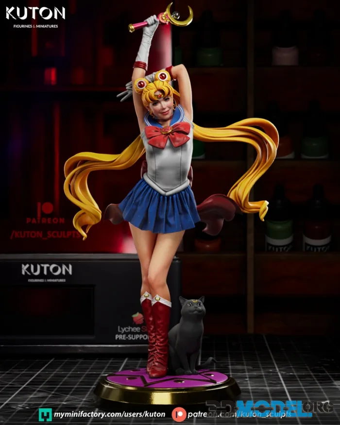 Kuton Figurines - Sailor Moon – Printable