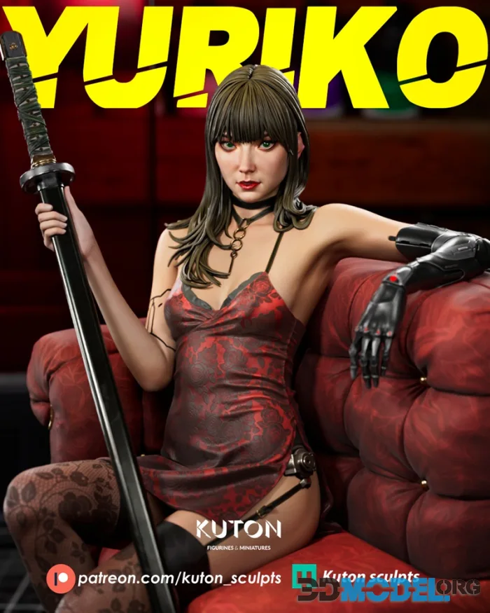 Kuton Figurines - Yuriko – Printable