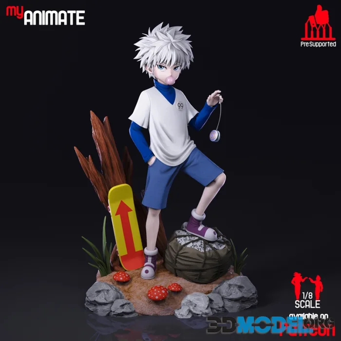MyAnimate - Killua (HunterxHunter) – Printable