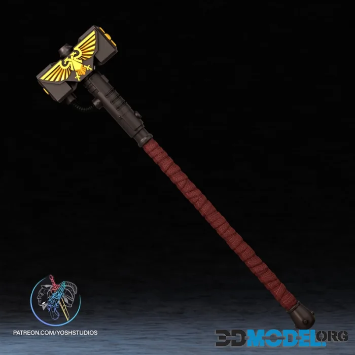 Space Marine 2 Hammer – Printable