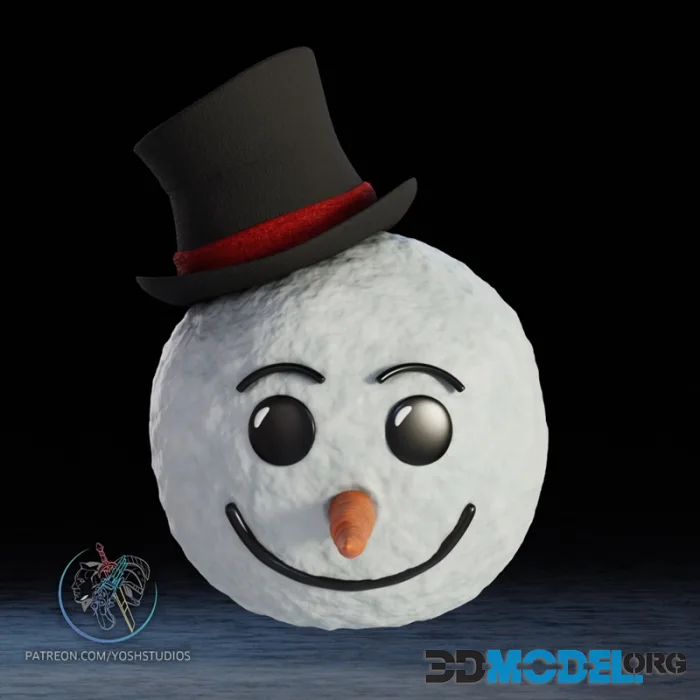 Snowman Helmet – Printable