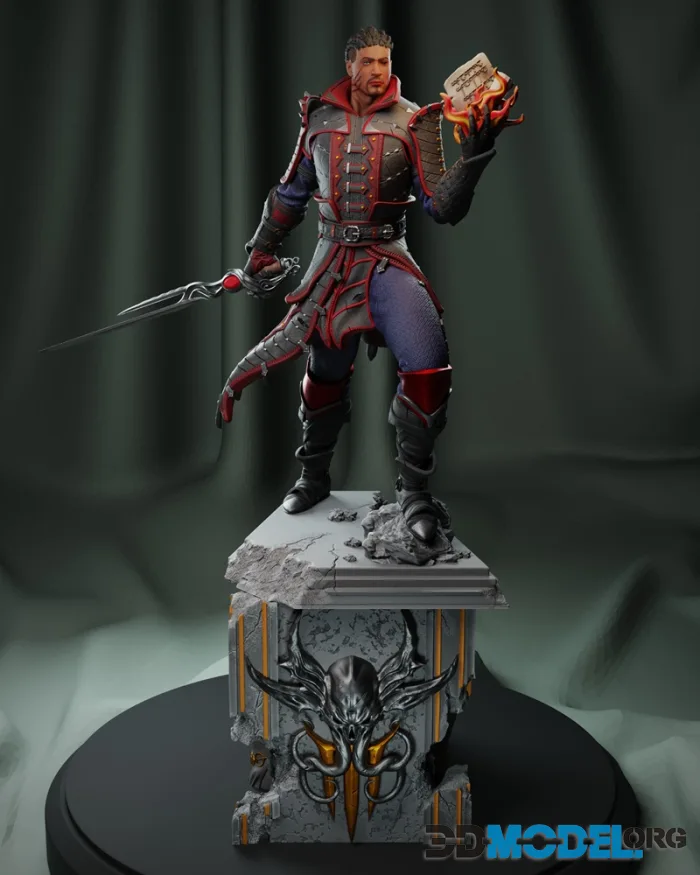 Castro 3D - Wyll Revengard - Baldurs Gate 3 – Printable