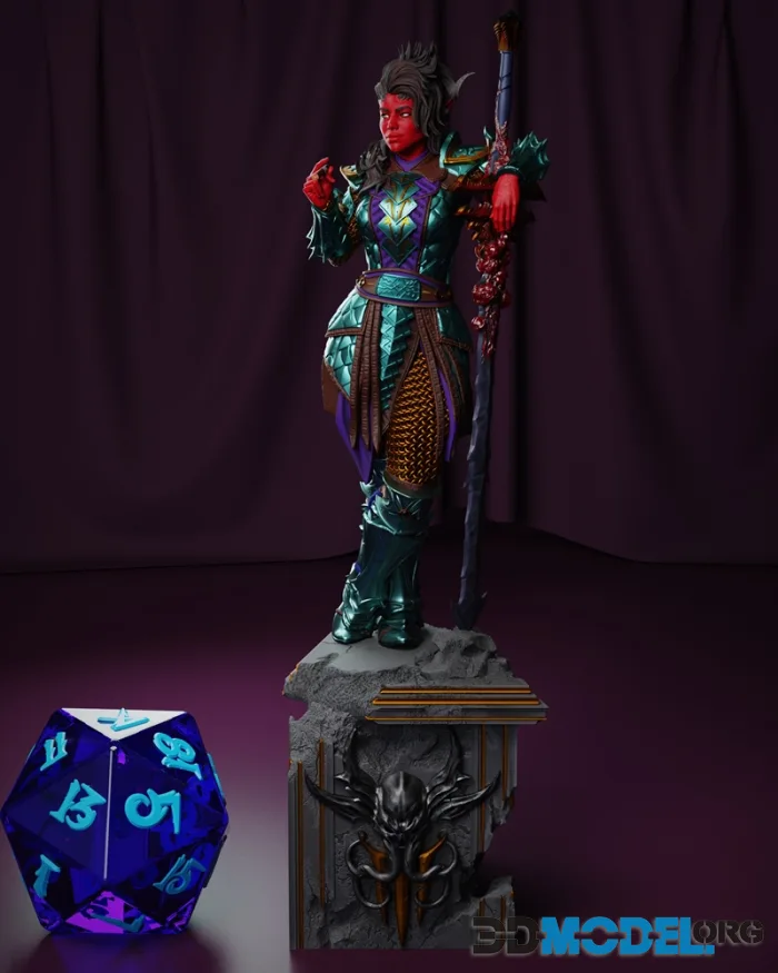 Castro 3D - Karlach - Baldurs Gate 3 – Printable