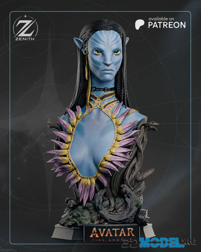 Zenith Studios - Neytiri Avatar Bust – Printable