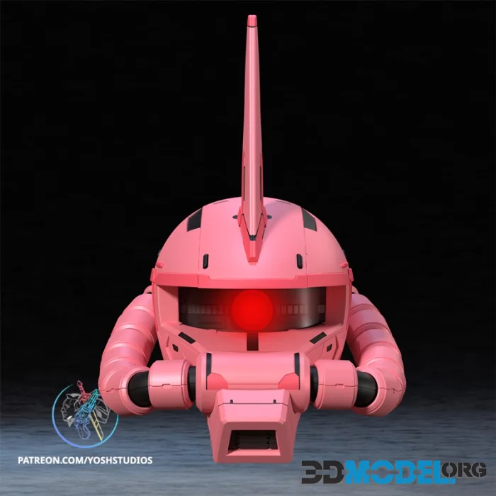 Zaku ll Gundam Helmet – Printable