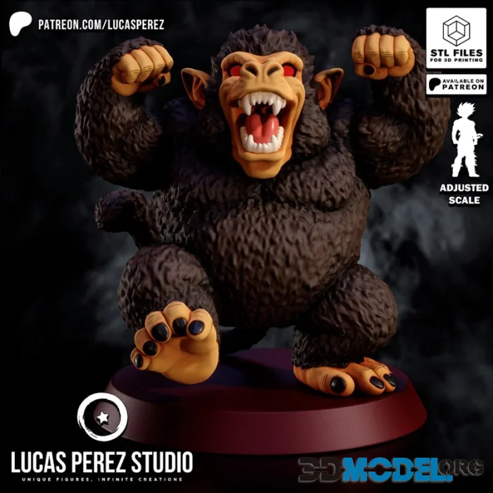Lucas Perez - Goku Ozaru – Printable