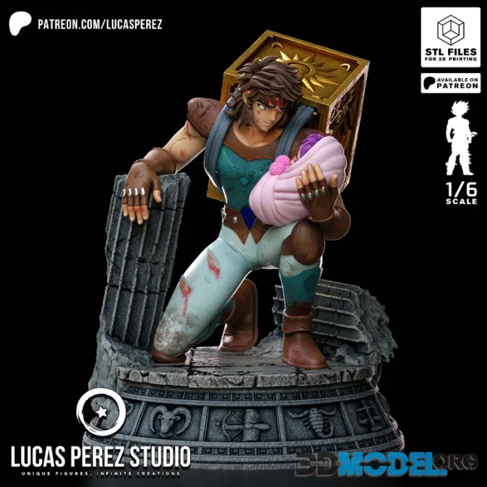 Lucas Perez - Aioros of Sagittarius – Printable