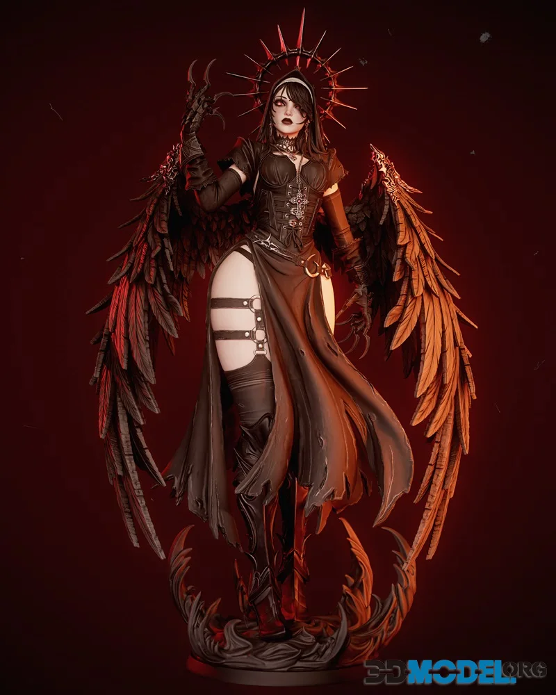 CA 3D Studios - Corrupted Nun – Printable