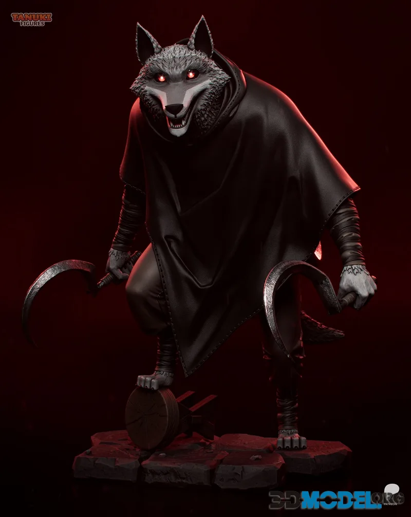Tanuki Figures - Death Pussinboots – Printable