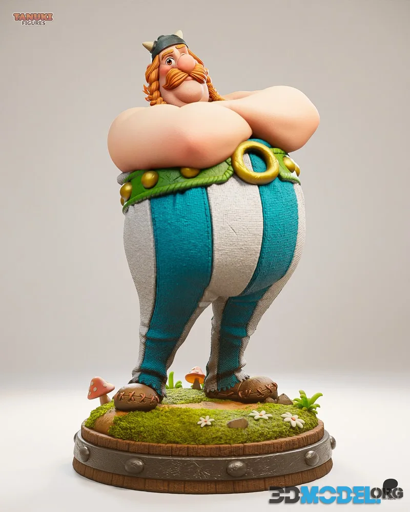 Tanuki Figures - Obelix Toon – Printable