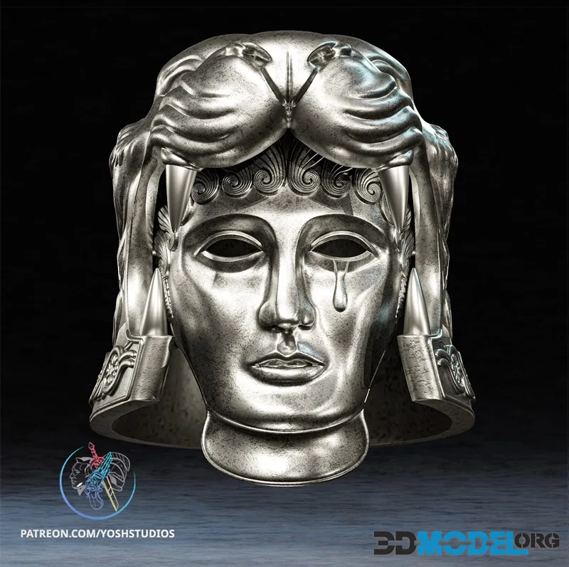 Tigris Of Gaul Mask, Gladatior – Printable