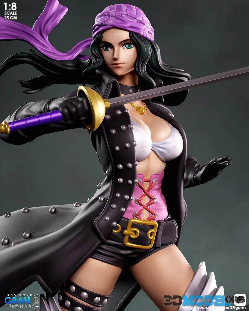 Gran D. Figures - Nico Robin Film Red – Printable