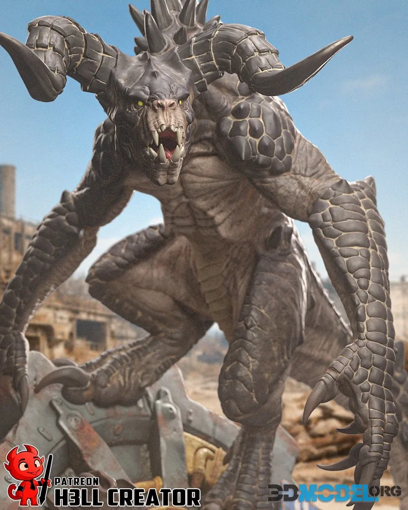 h3LL creator - Deathclaw – Printable