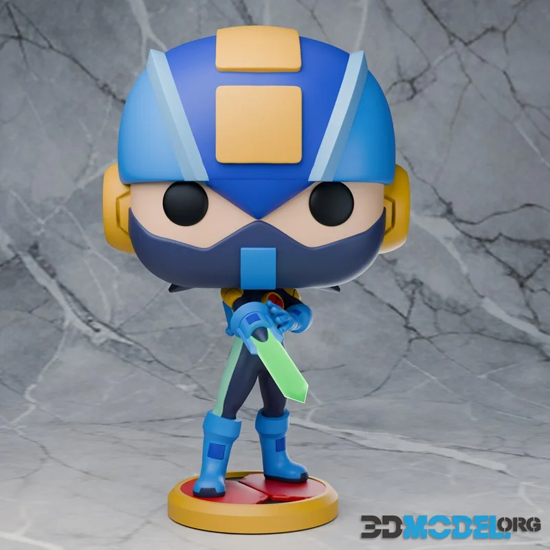 Chibi Land Figures - Rockman – Printable