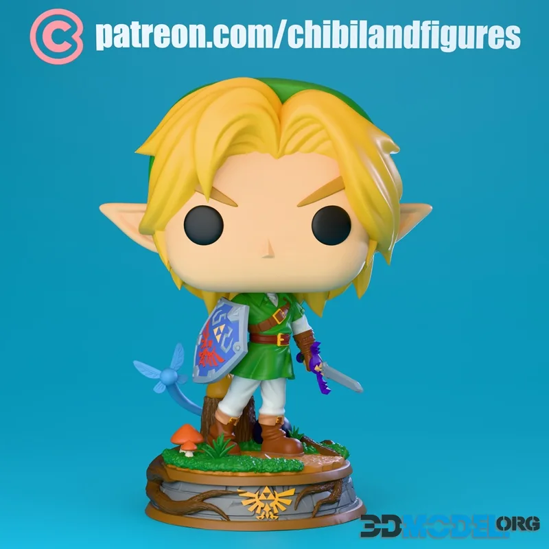 Chibi Land Figures - Link – Printable
