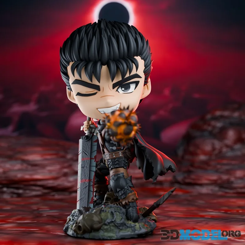 Chibi Land Figures - Guts – Printable