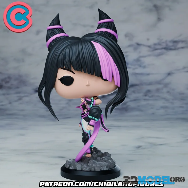 Chibi Land Figures - Juri – Printable