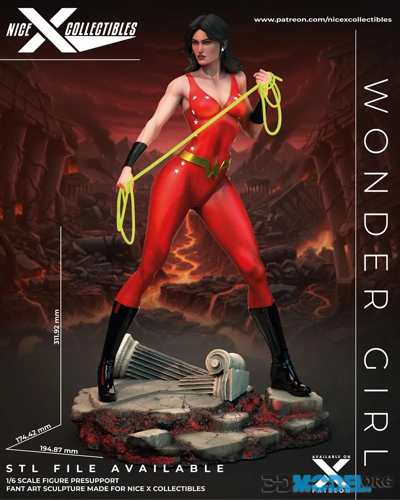 Nice X Collectibles - Wonder Girl – Printable