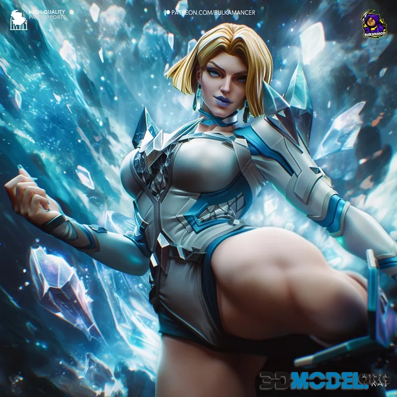 Bulkamancer Sculpts - Emma Frost - Marvel Rivals – Printable