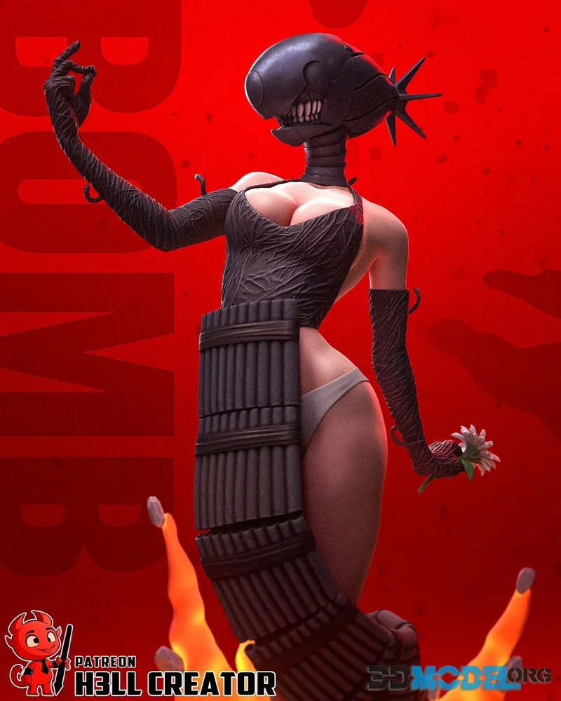 h3LL creator - Reze - Chainsaw Man – Printable