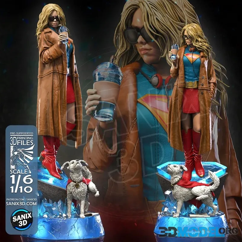 Sanix - SuperGirl – Printable