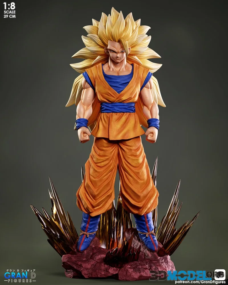 Gran D. Figures - Goku SSj3 – Printable