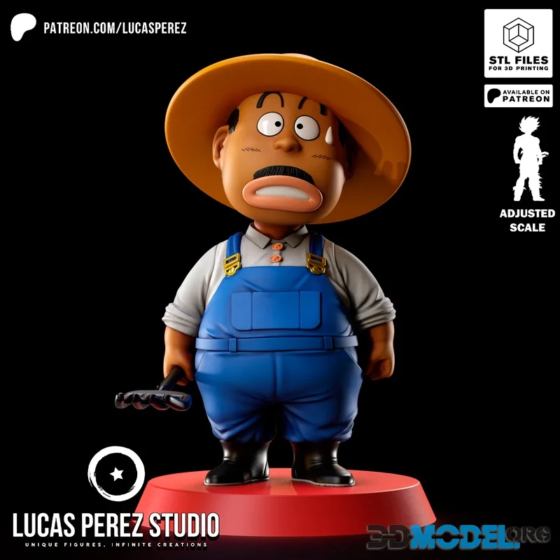 Lucas Perez - Agricultor Chibi – Printable