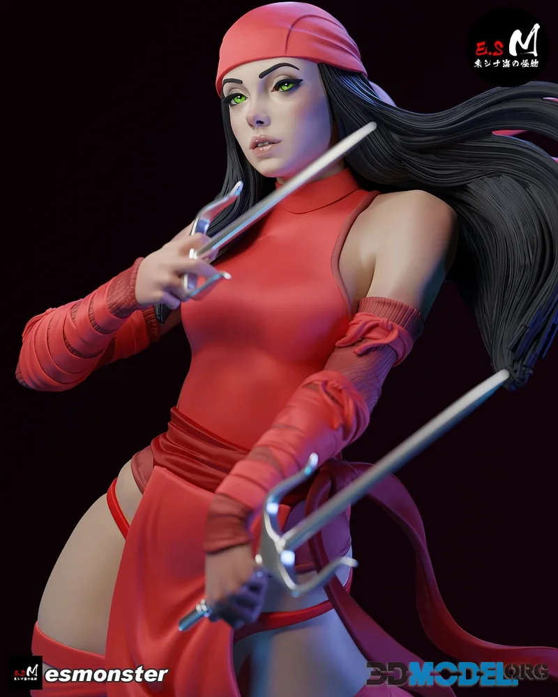 E.S Monster - Elektra – Printable