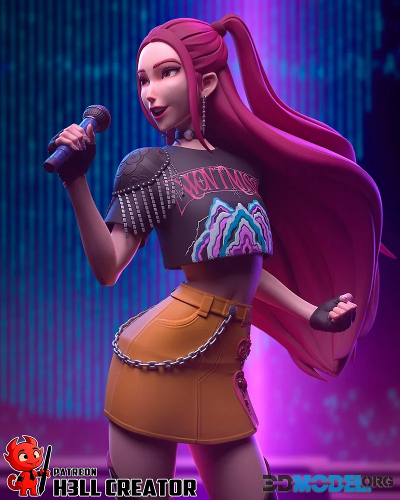 h3LL creator - Mira - Kpop Demon Hunter – Printable
