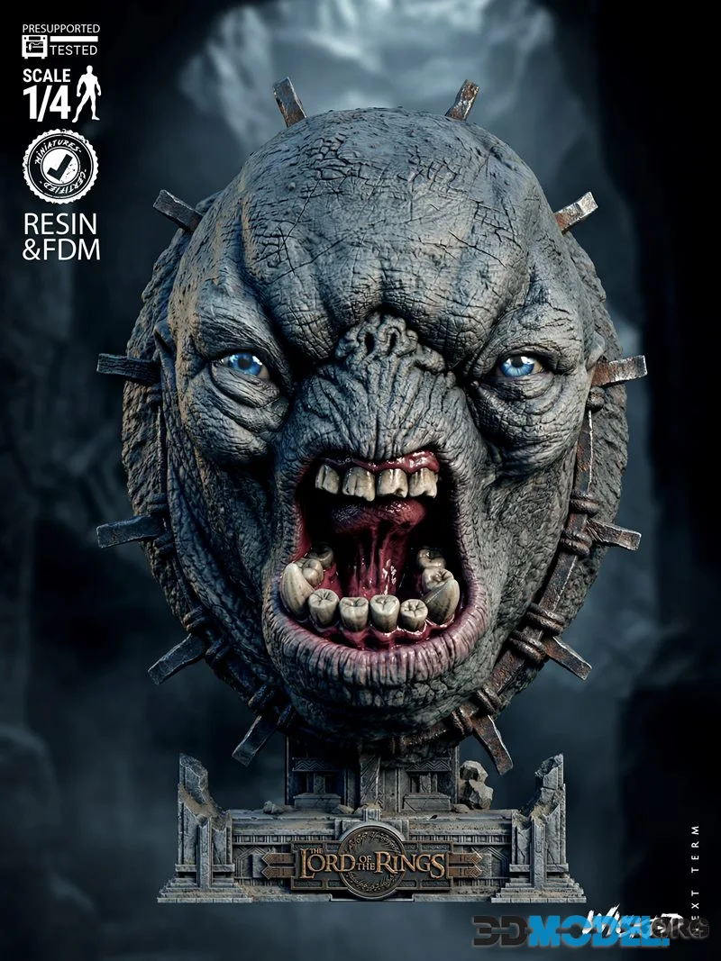 WICKED - Troll Portrait Bust – Printable