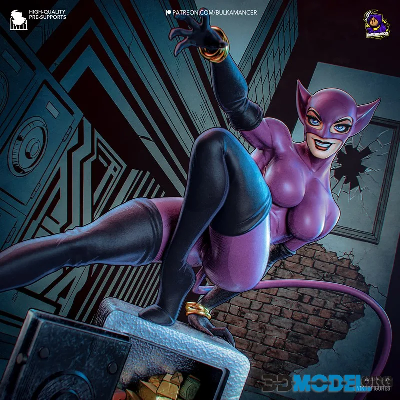 Bulkamancer Sculpts - Catwoman – Printable