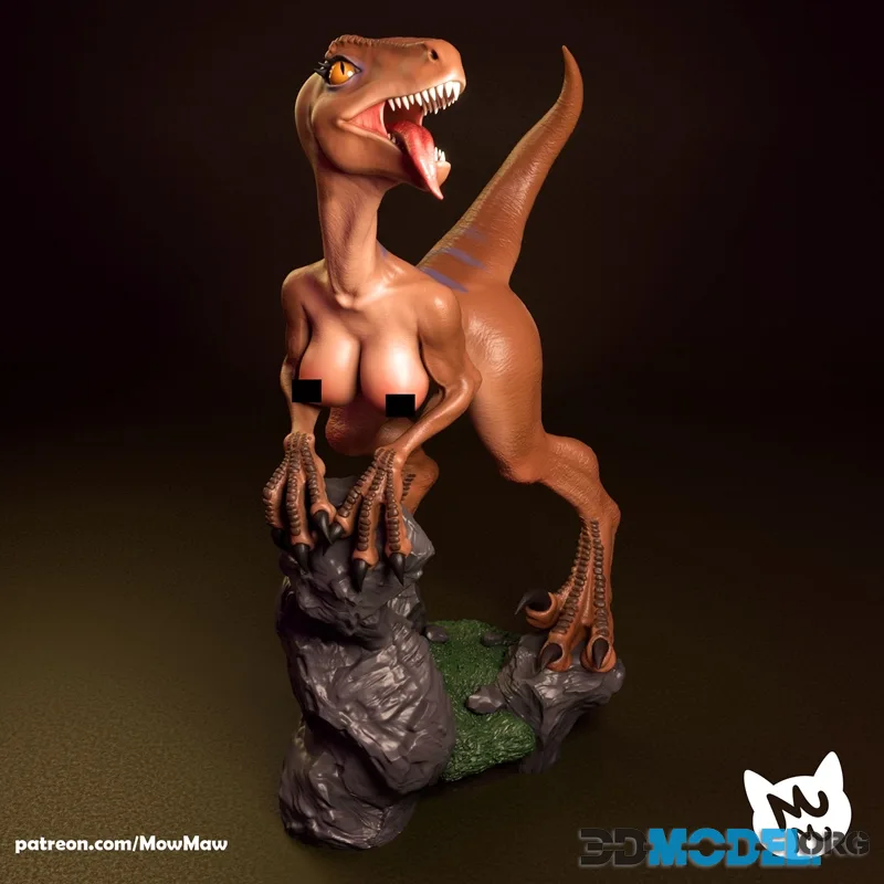 MowMaw - Raptor Lady – Printable
