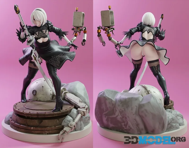 KiTNo - 2B - Nier Automata – Printable