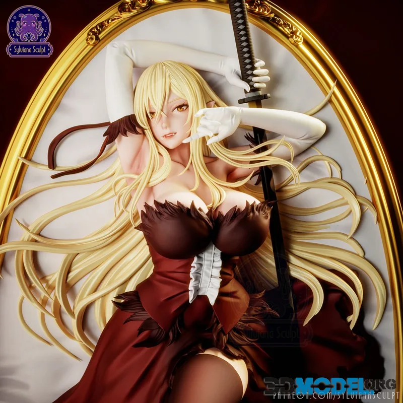 Sylviana Sculpt - Monogatari - Shinobu Oshino (Kiss Shot) – Printable