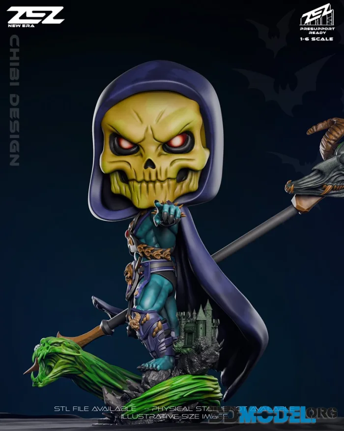 ZEZ Studio - Skeletor Chibi – Printable