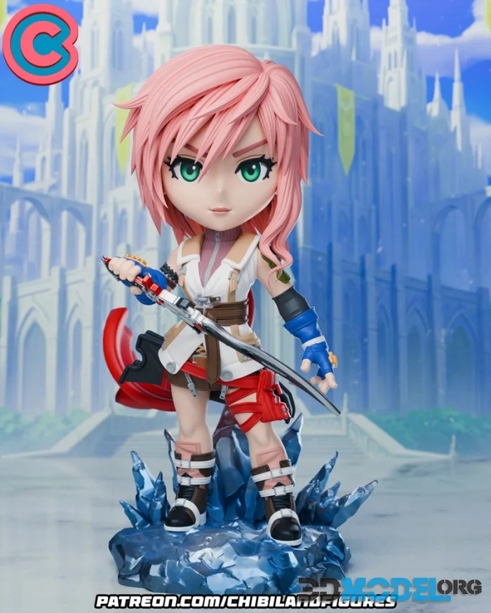 Chibi Land Figures - Lightning Chibi – Printable