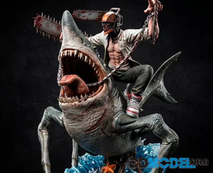 Chainsaw Man - Denji and Beam – Printable