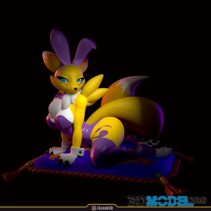 Renamon - Bunnysuit Collection With – Printable