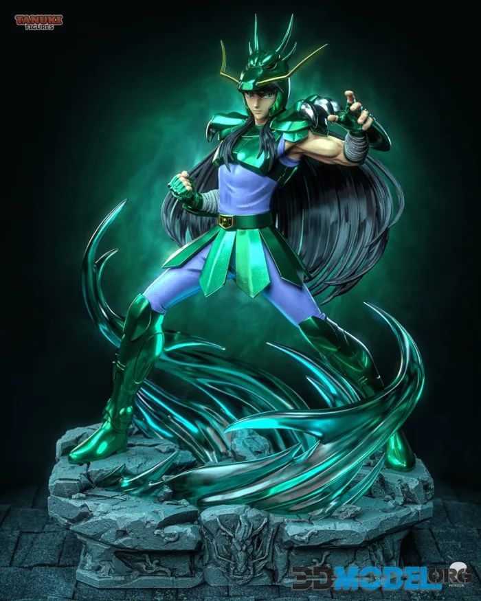 Tanuki Figures - Shiryu - Saint Seiya – Printable
