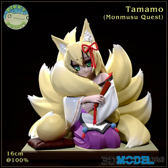 Pikky Prints - Tamamo - Monster Girl Quest (Monmusu) – Printable